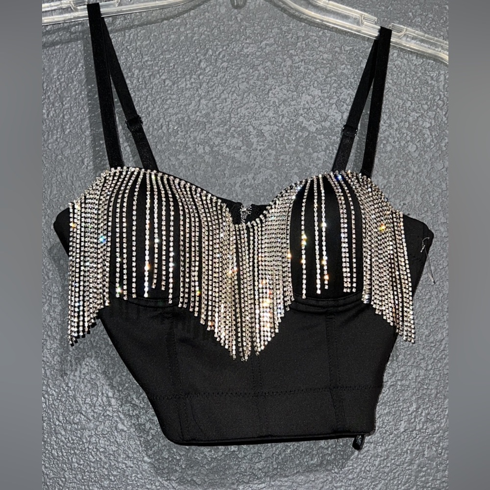 Rhinestone Bustier. - image 1